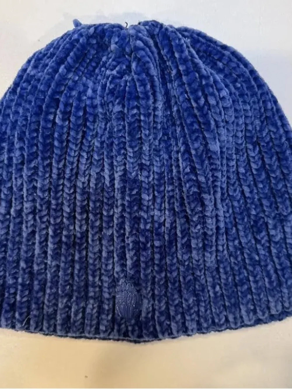 Kurt Geiger Chenille Blue Knit Cap❤️ NWOT